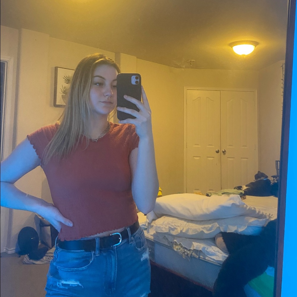 American Eagle Ribbed Short sleeve